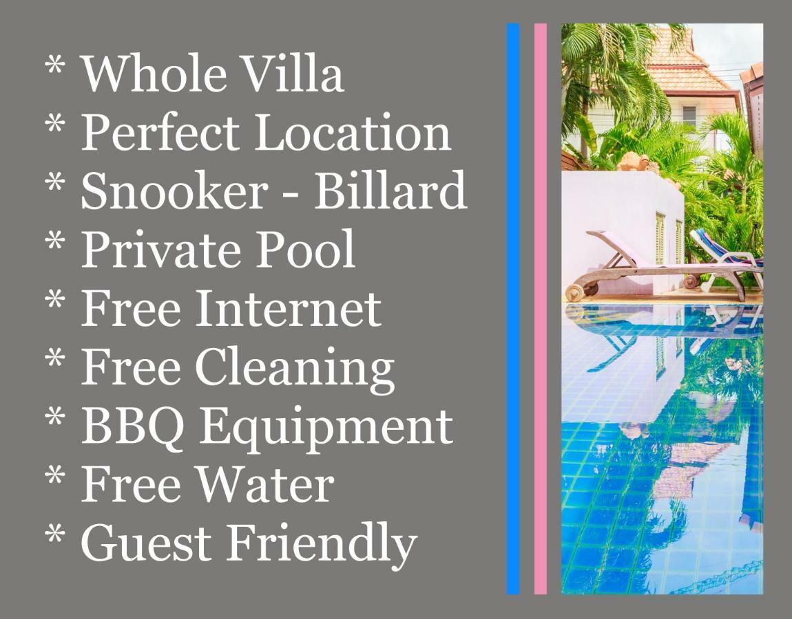 Corner Villa - Pattaya Holiday House Walking Street 4 Bedrooms 外观 照片